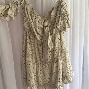 Nanamacs off-shoulder mini dress